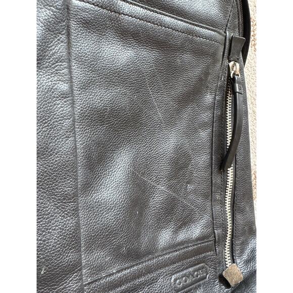 Coach Thompson Convertible Sling Bag Pack Black Smooth Calf Leather Men’s - Picture 3 of 16